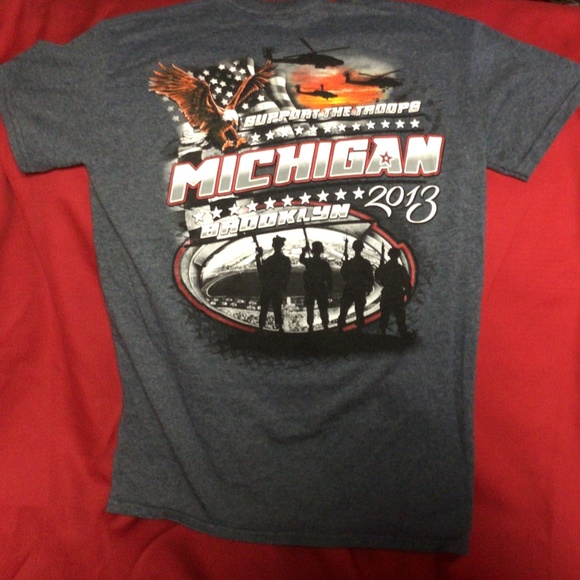 Vintage Support the Troops tshirt - Picture 3 of 4